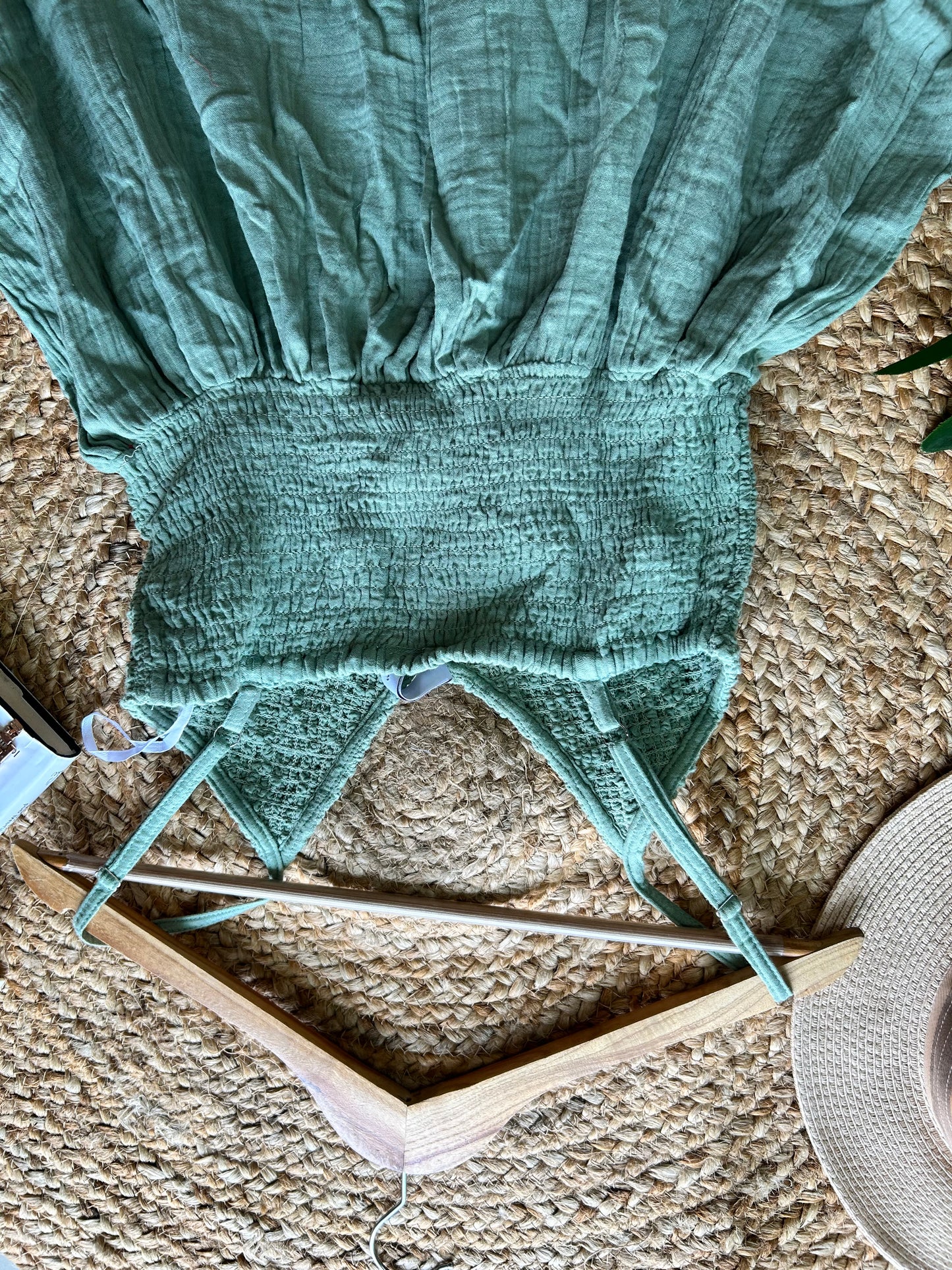 Olive green cute dress