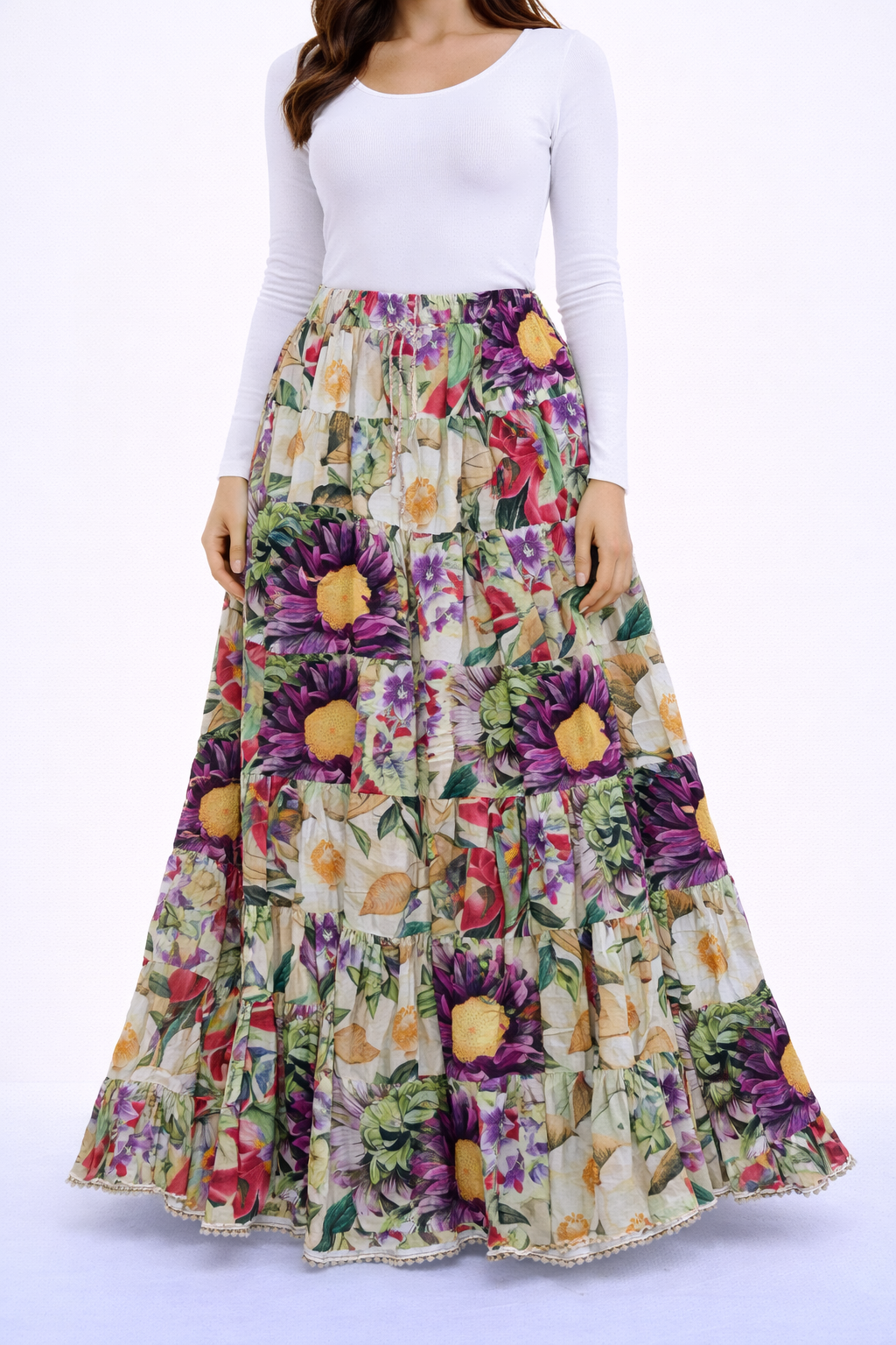 Prettiest floral printed skirt