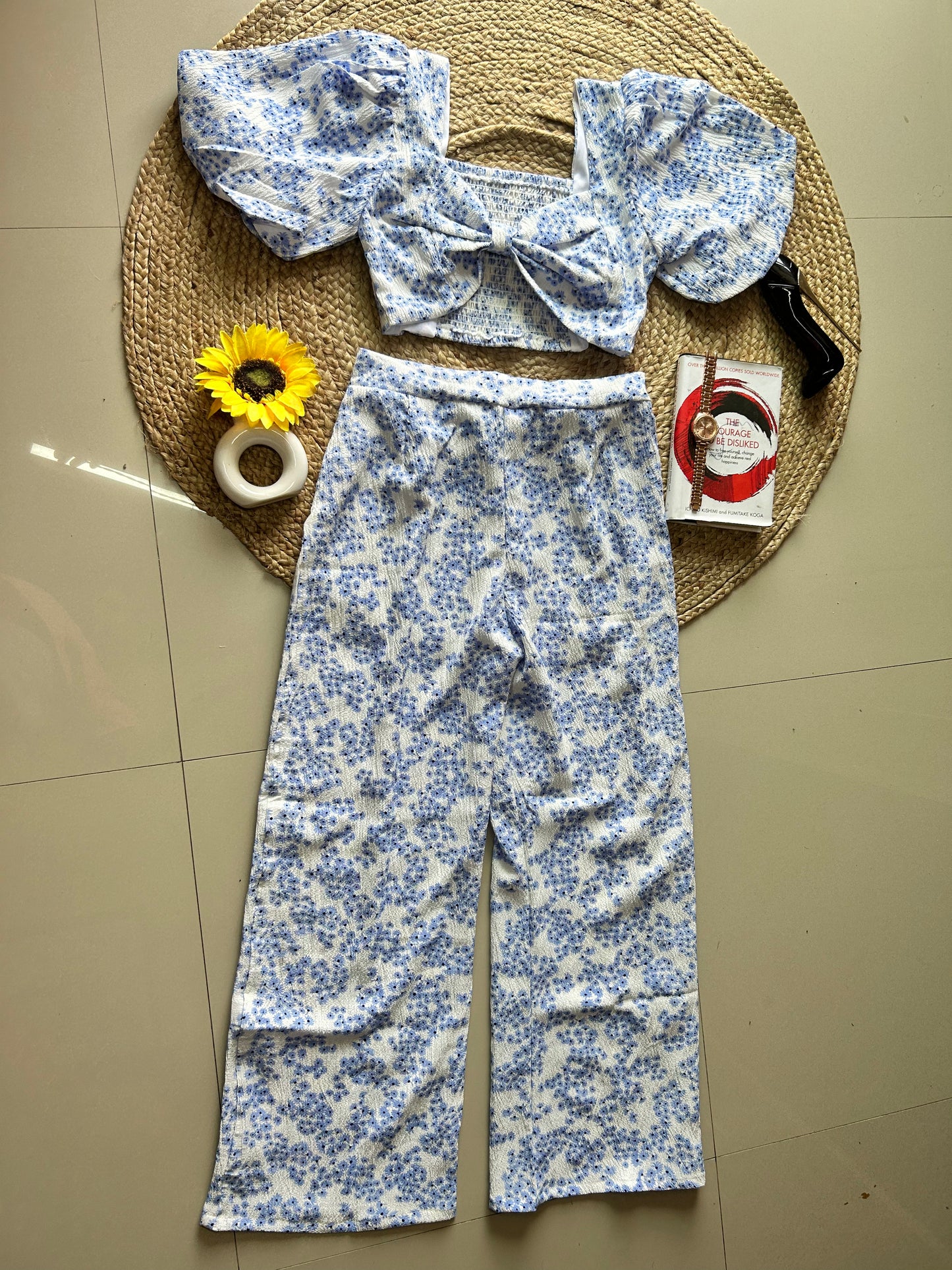 cute blue co-ord set