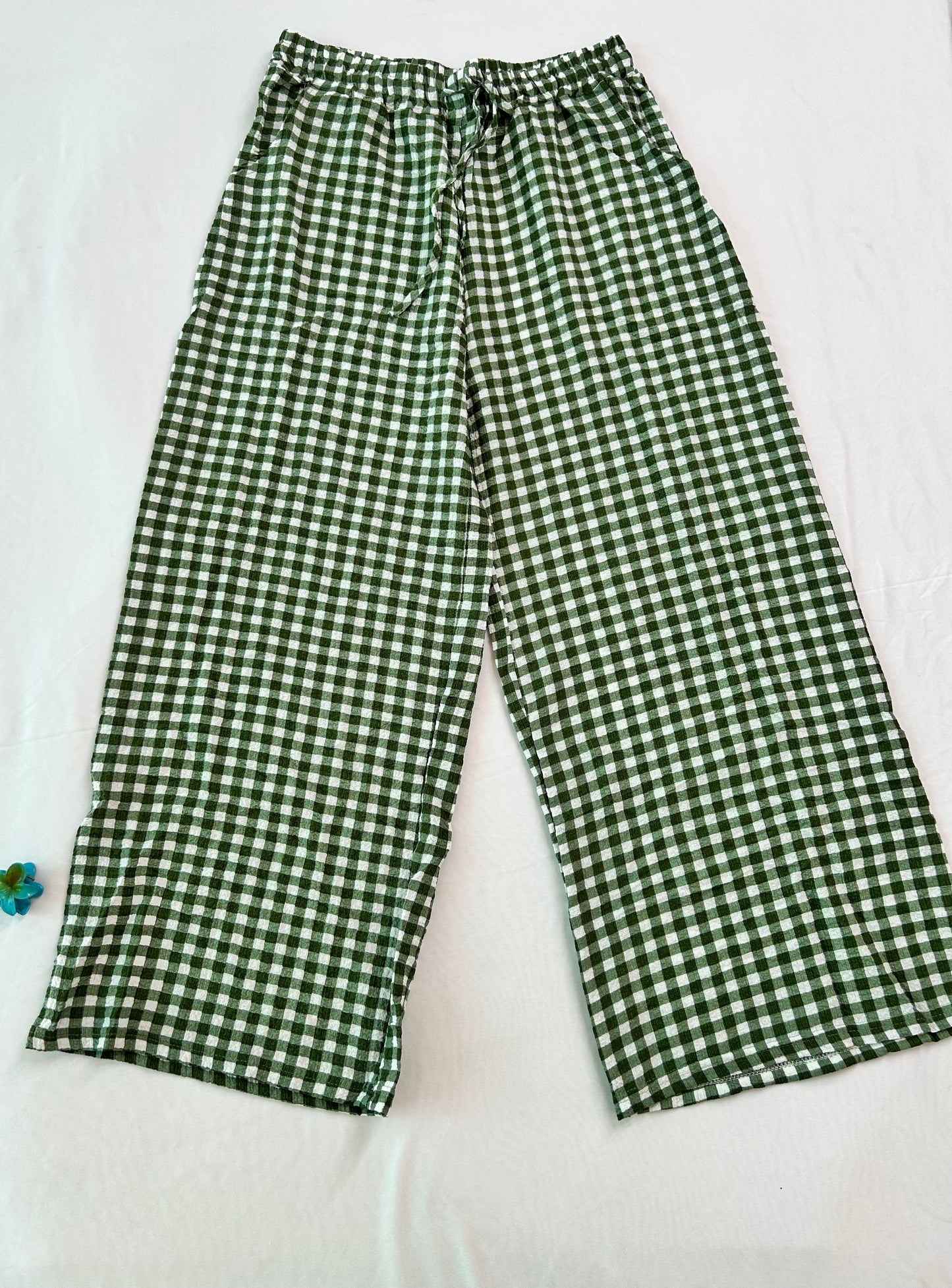 Green Gingham Cute co-ord set