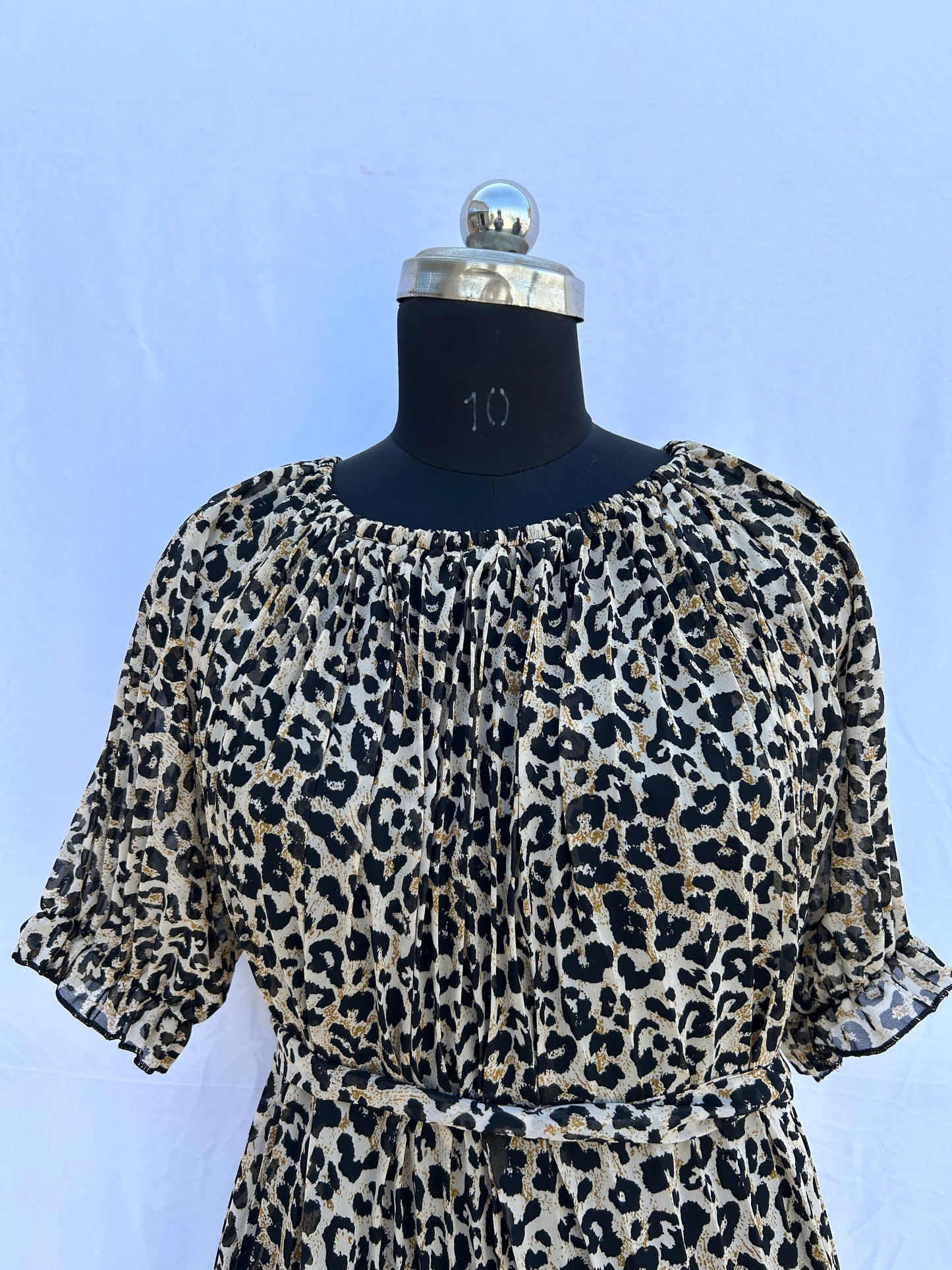 Leopard print dress