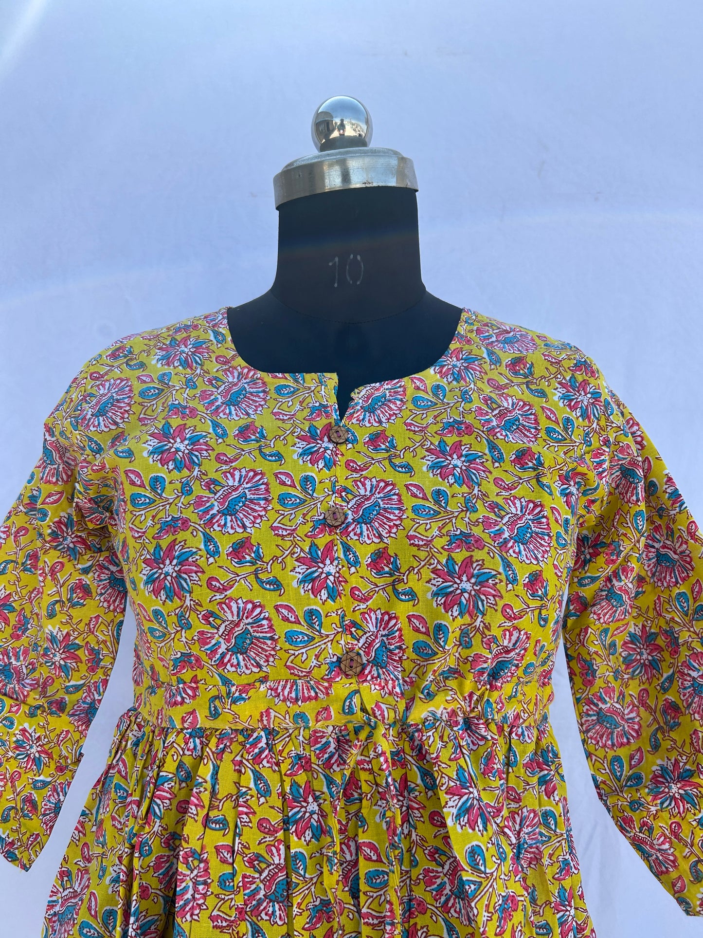 Yellow flower jaal flared