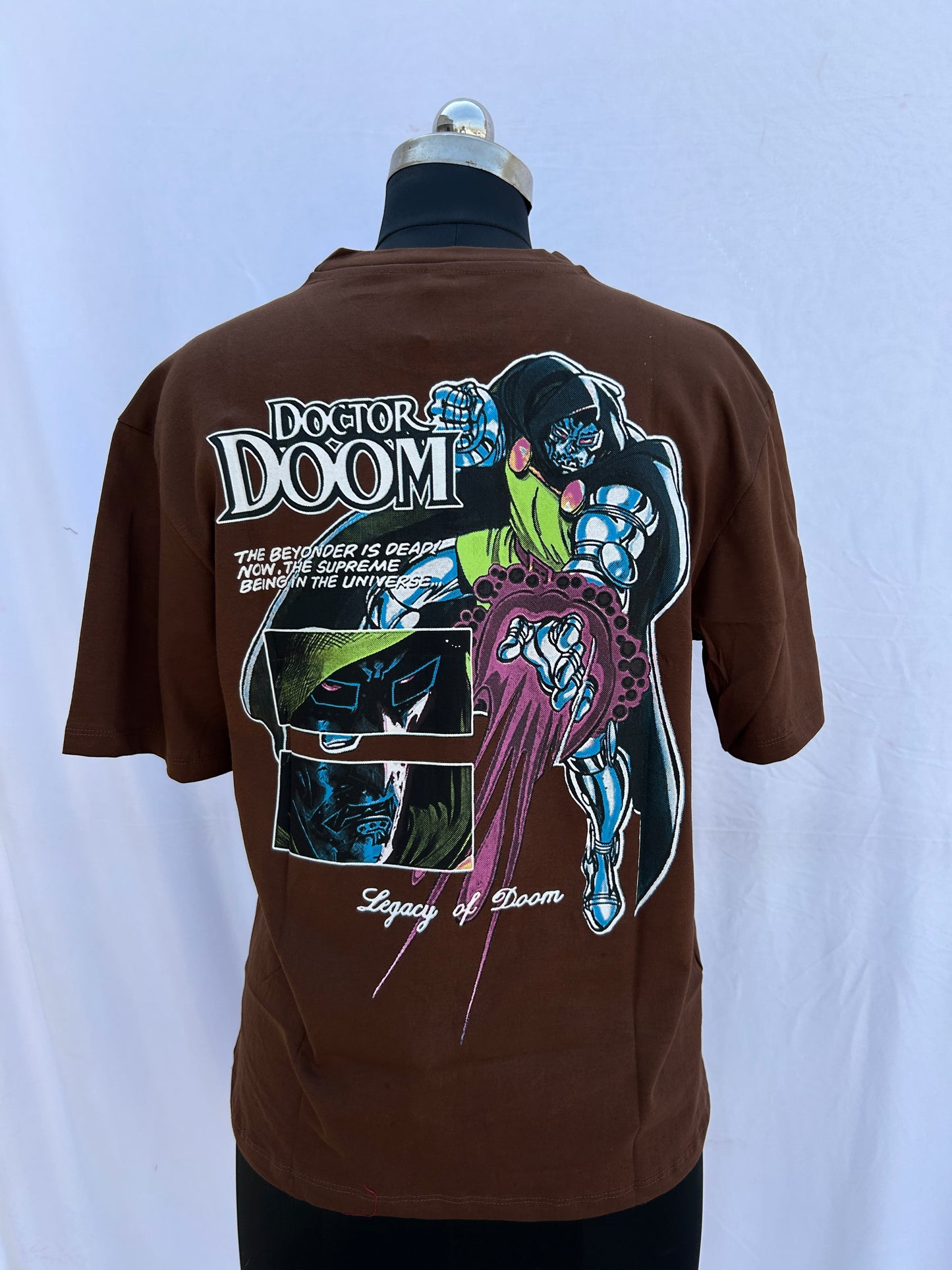 MARVEL-BROWN T-SHIRT