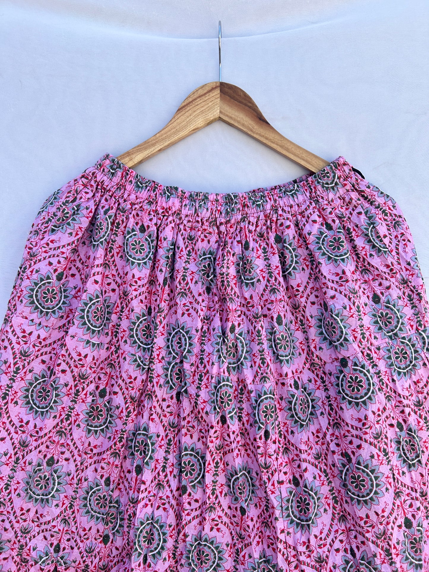 Pretty pink jaal SKIRT
