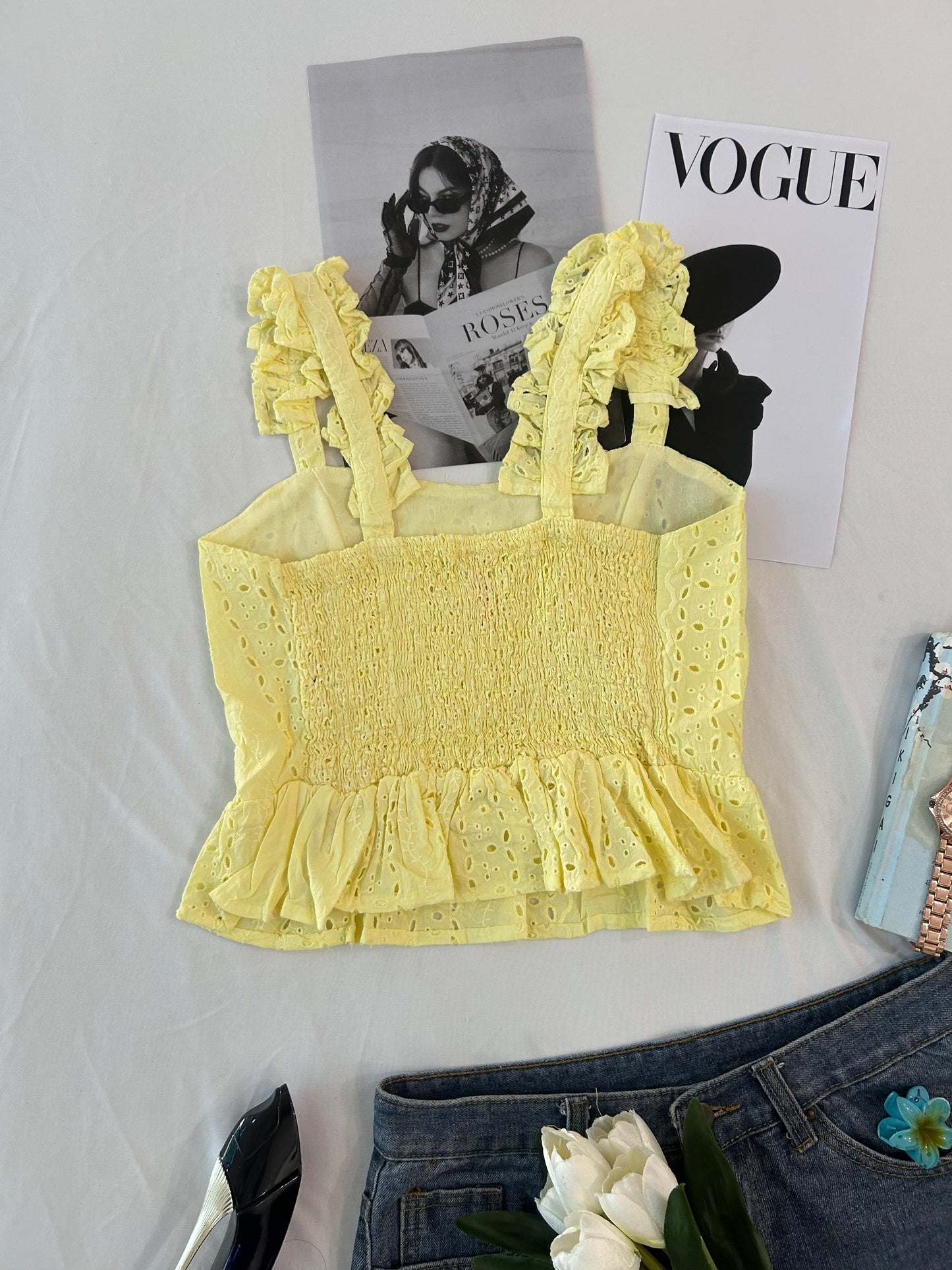 Pretty Top - Butter yellow