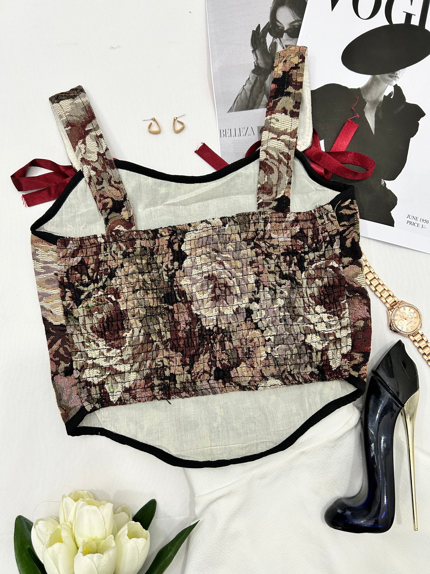 Pretty corset-Brown
