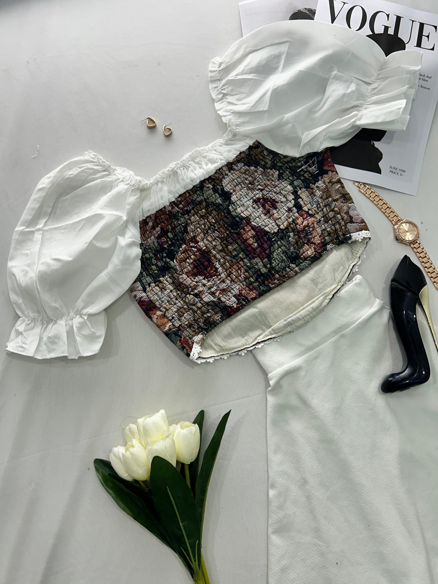 Glam corset- Maroon