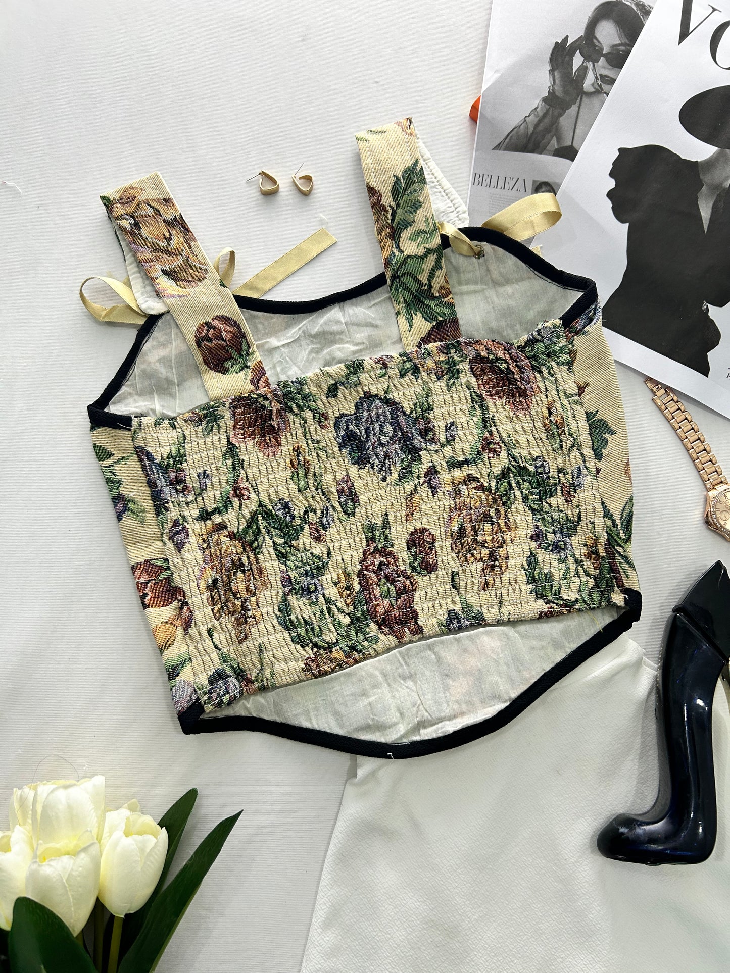 Pretty corset - floral