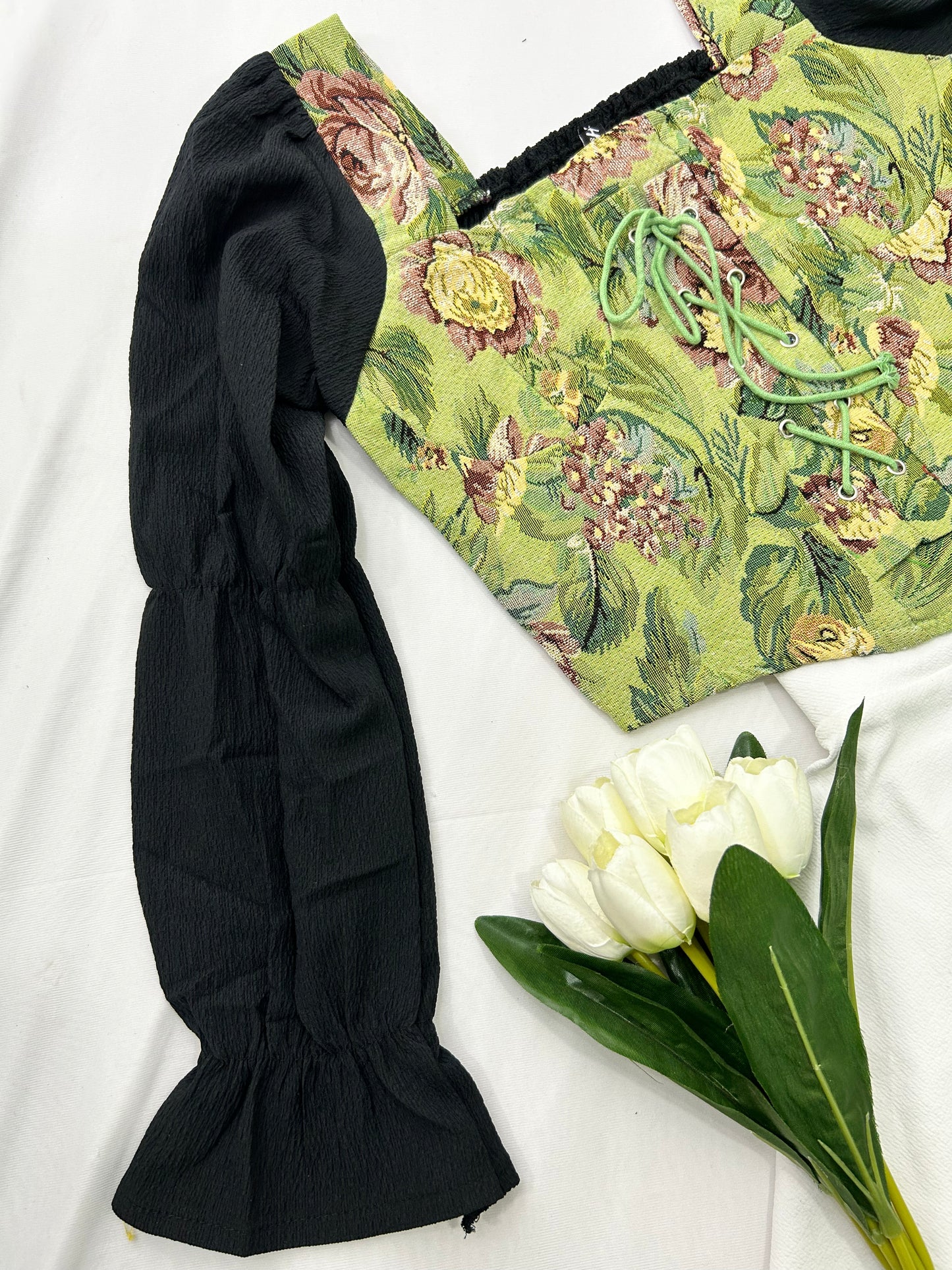 Princess corset- Pretty green