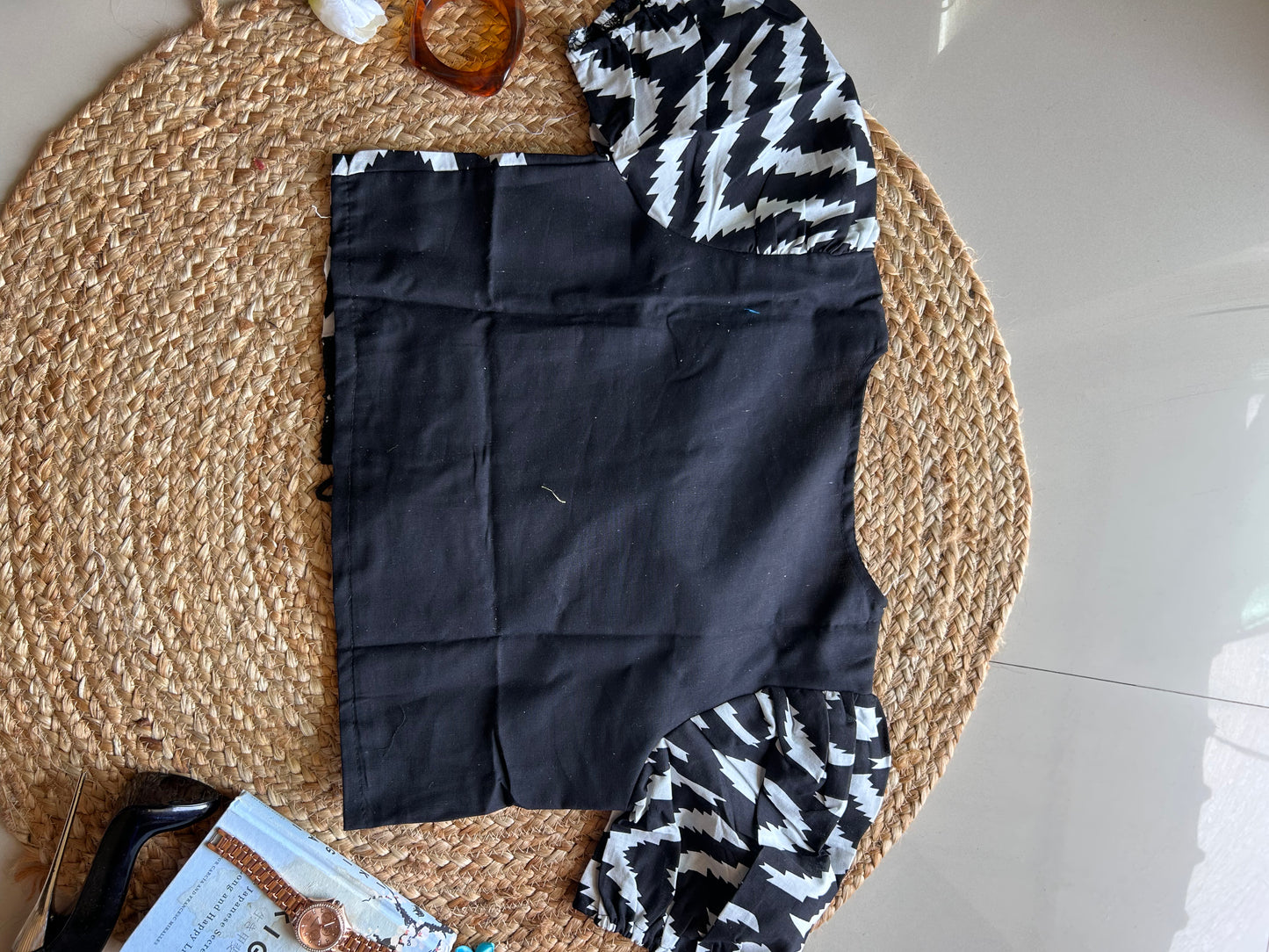 Cute B&W Bow co -ord