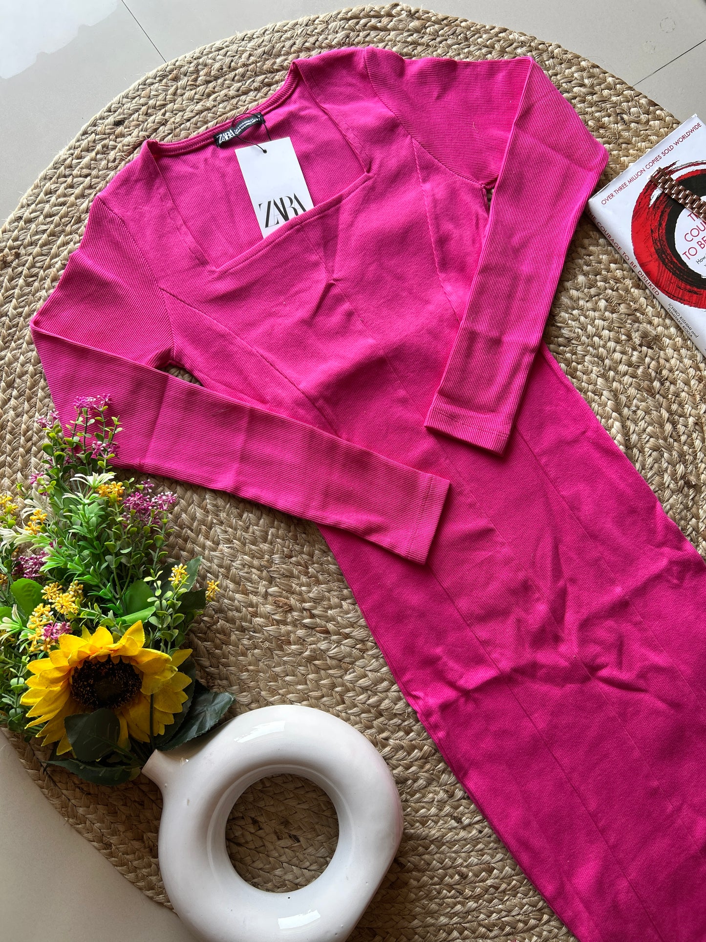 Zara Bodycon dress-PINK