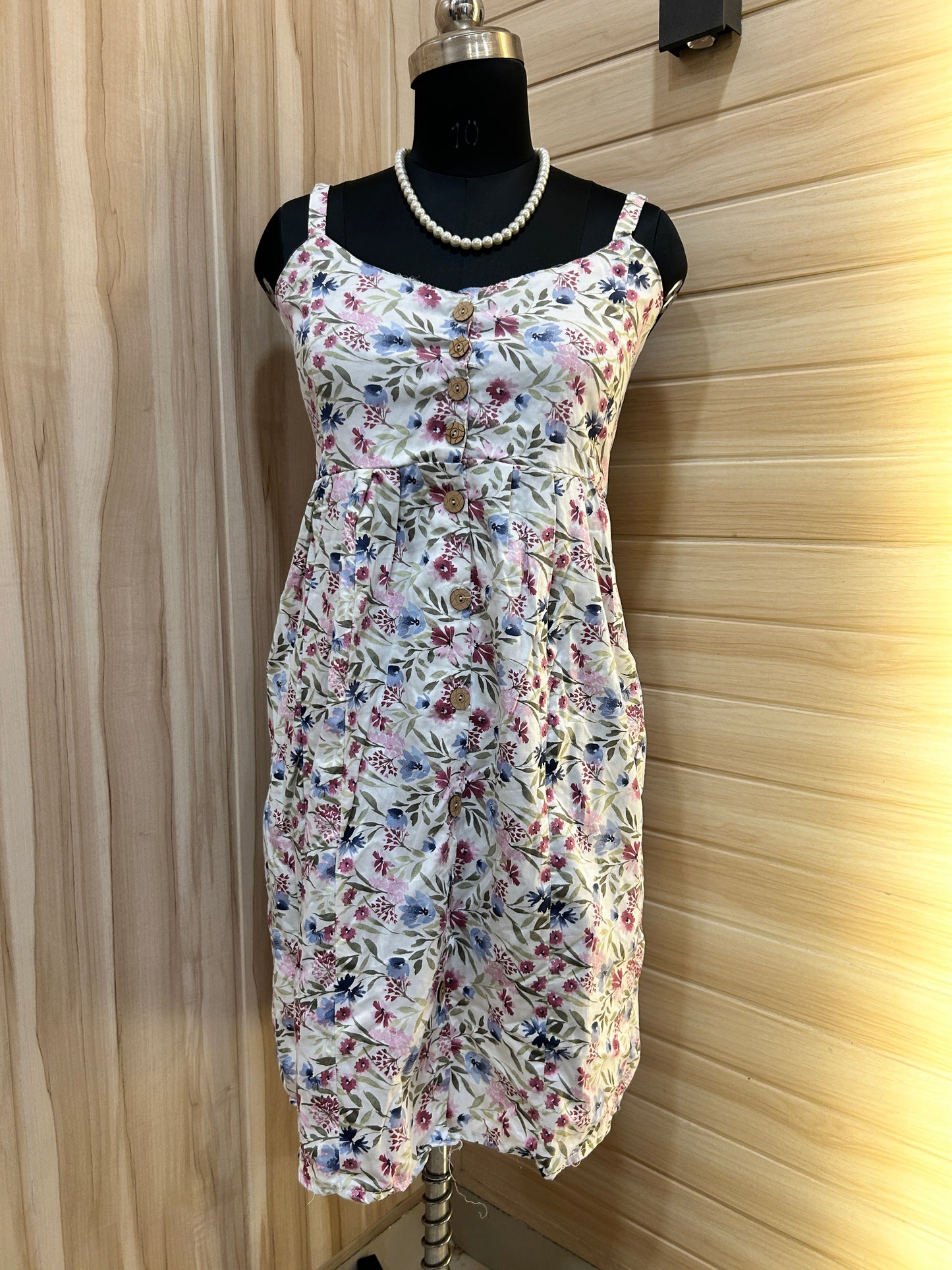 Cotton Floral Dress