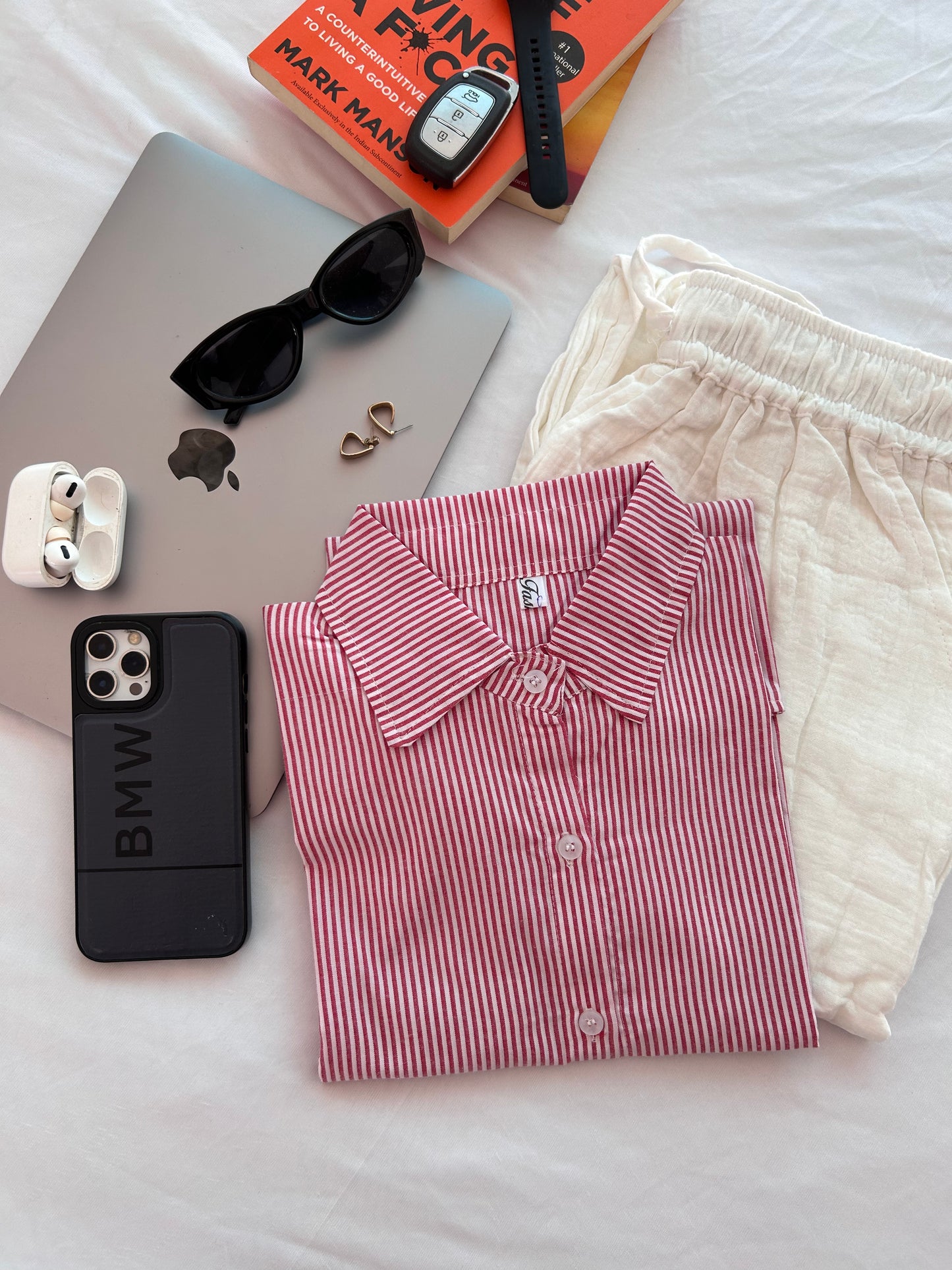 Red stripe shirt