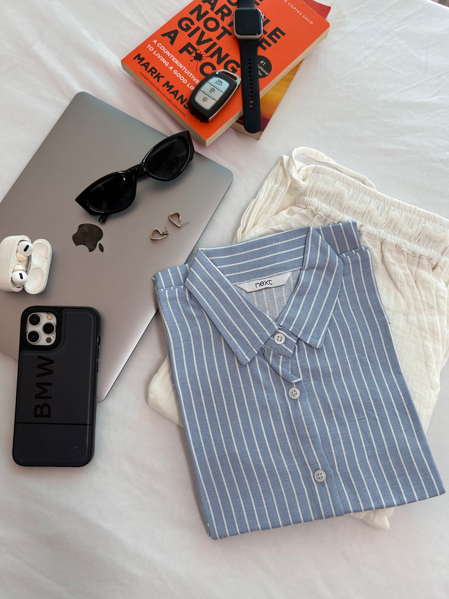 Blue stripe shirt