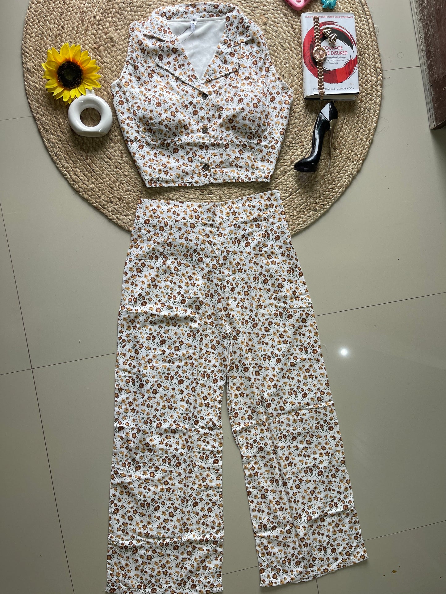 Cute floral print co-ord set