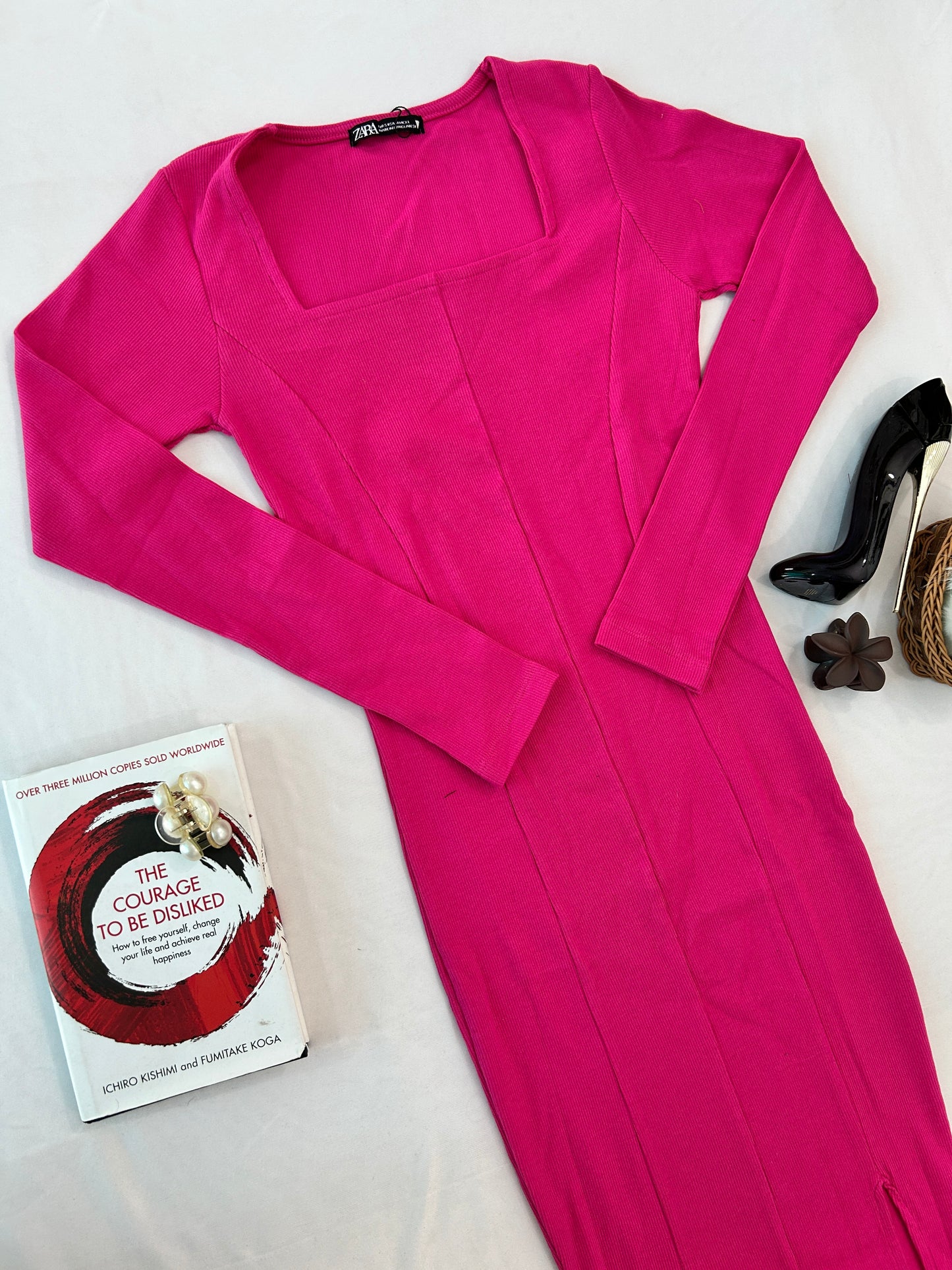 Zara Bodycon dress-PINK