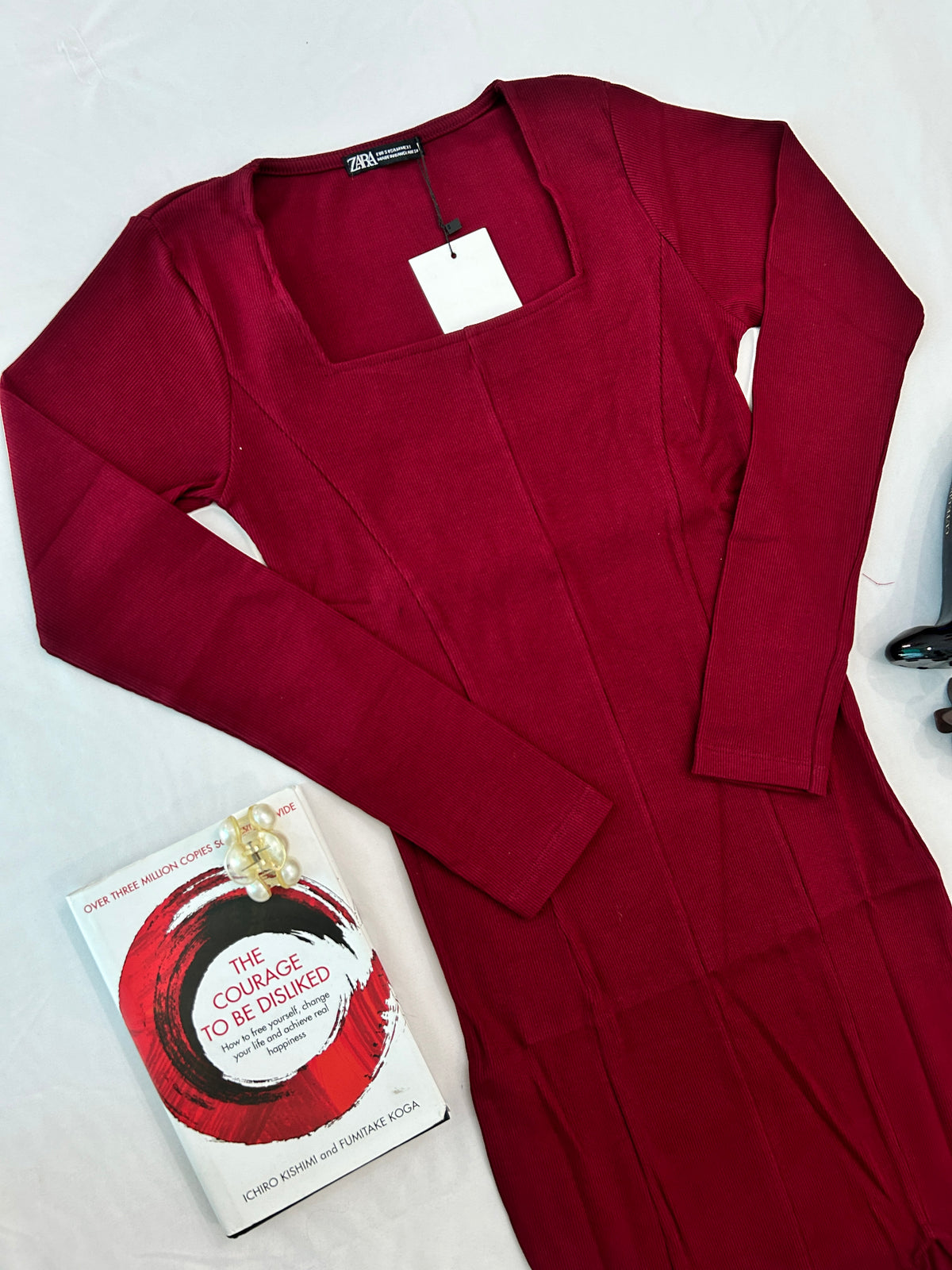 Zara Bodycon dress-Maroon