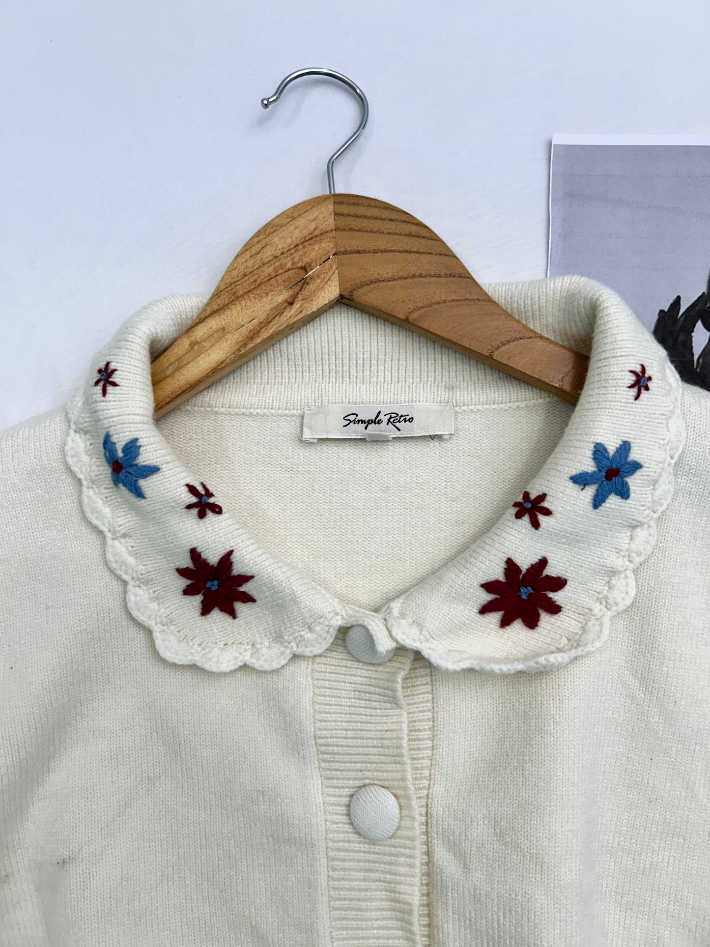 OFF WHITE floral cardigan