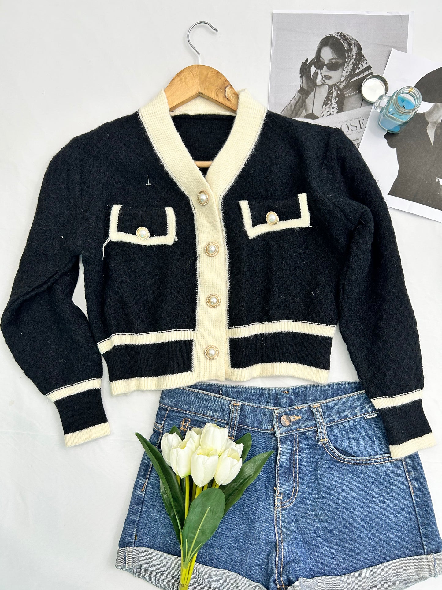 Black Korean sweater