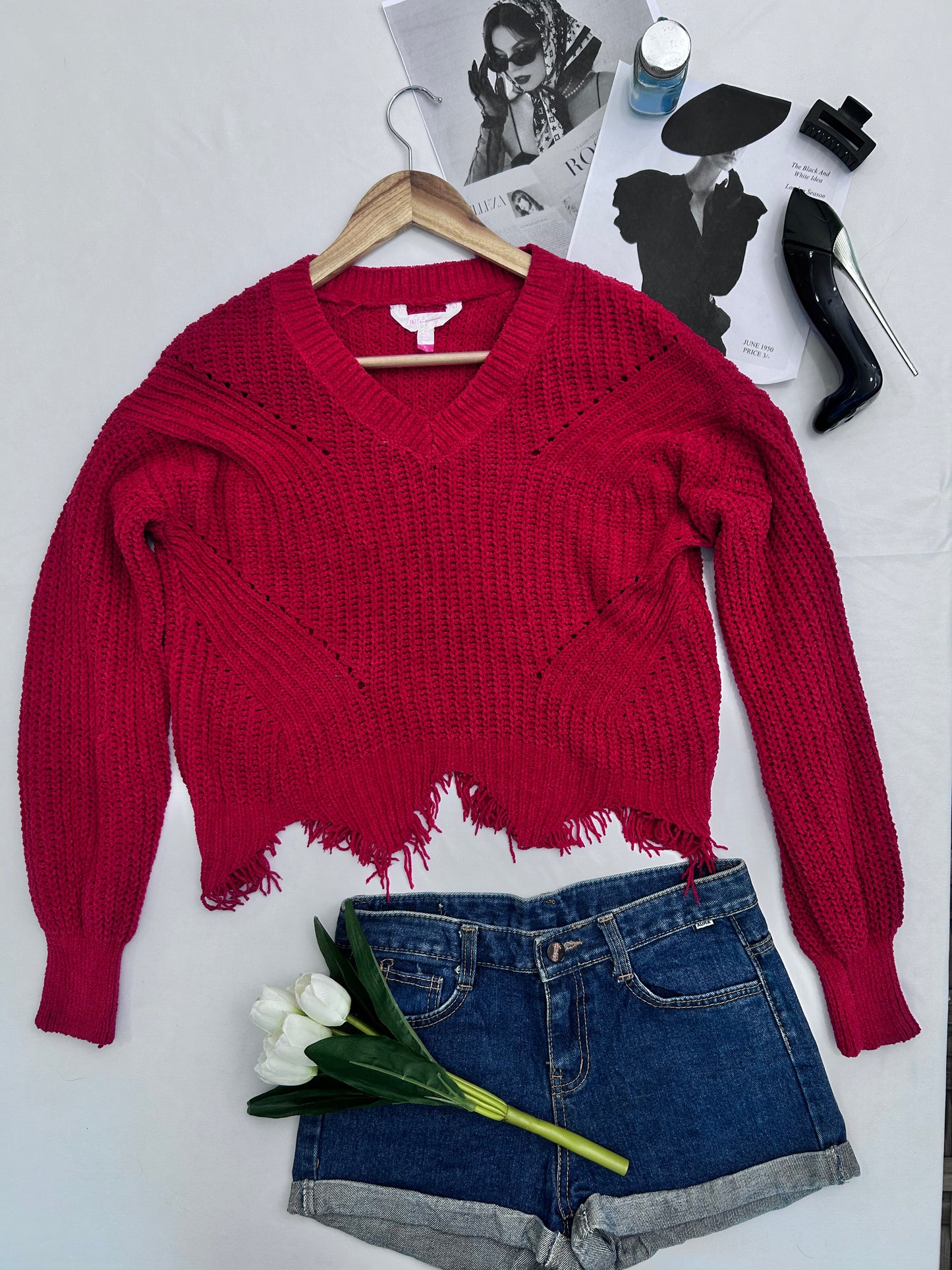 Pretty Red pullover