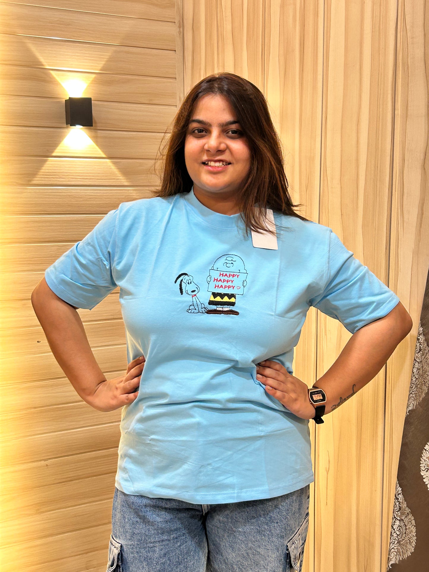 HAPPY HAPPY HAPPY-LIGHT BLUE