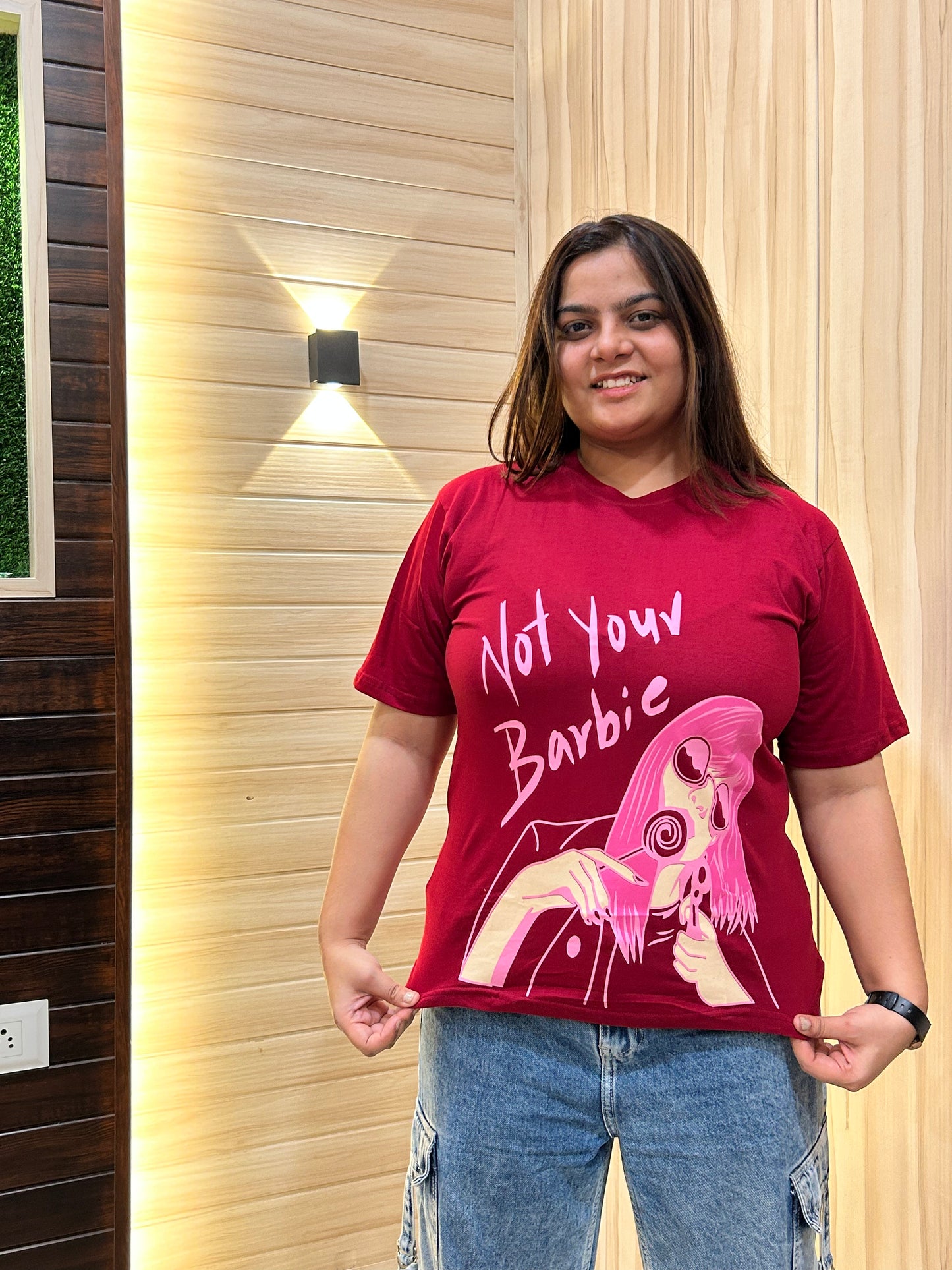 Not your barbie MAROON