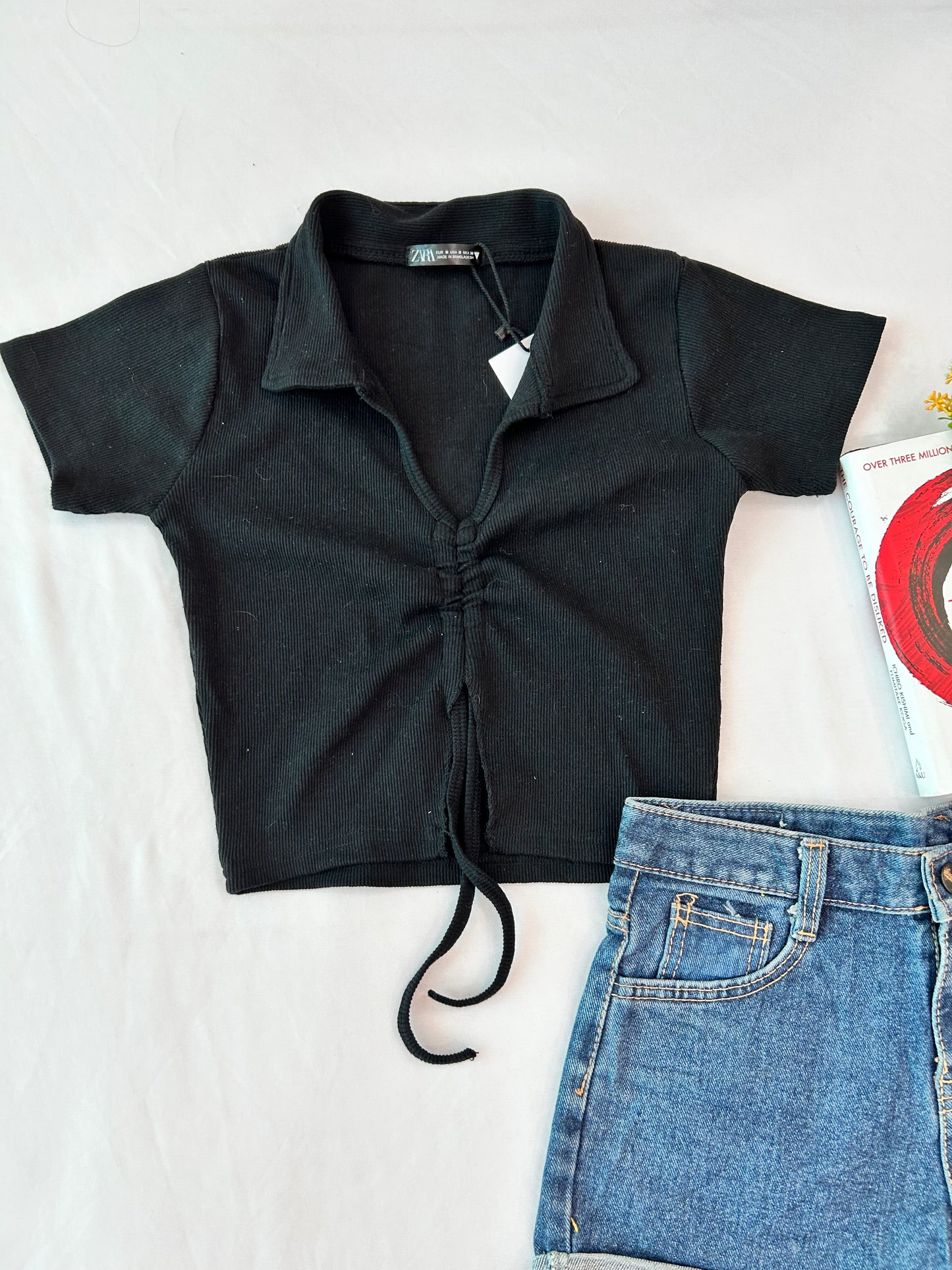 Pull up collar -Black