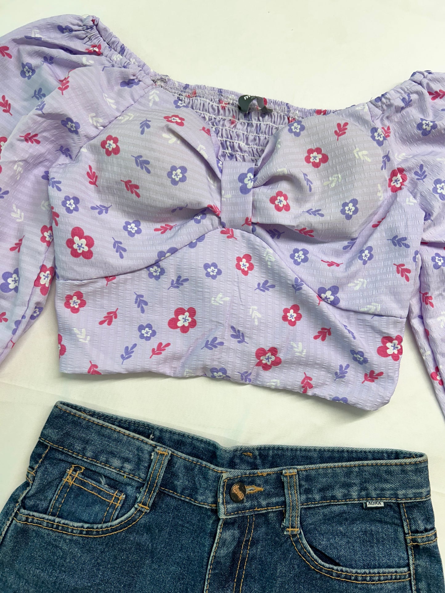 Lavender printed floral