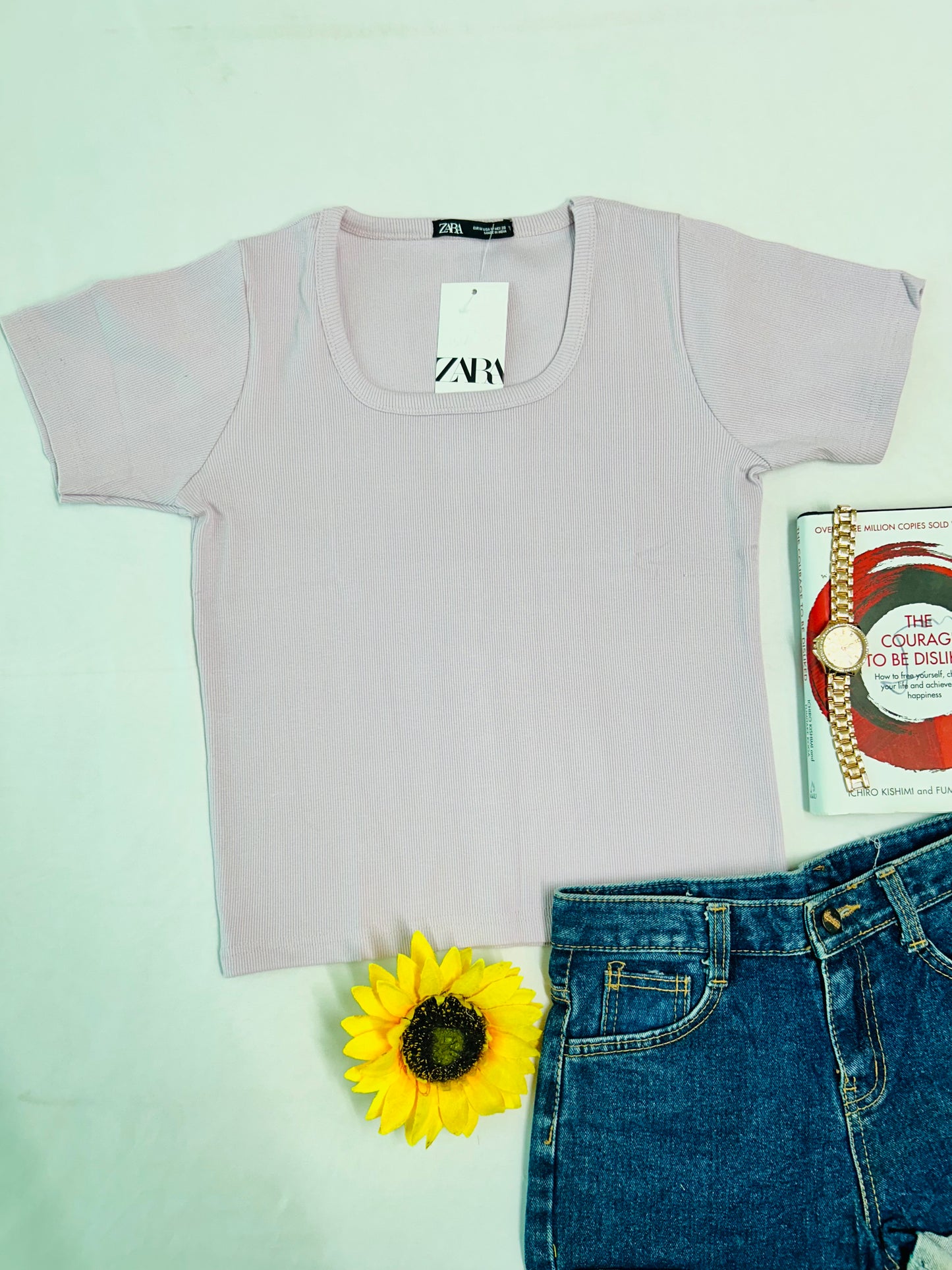 Round neck -Lavender