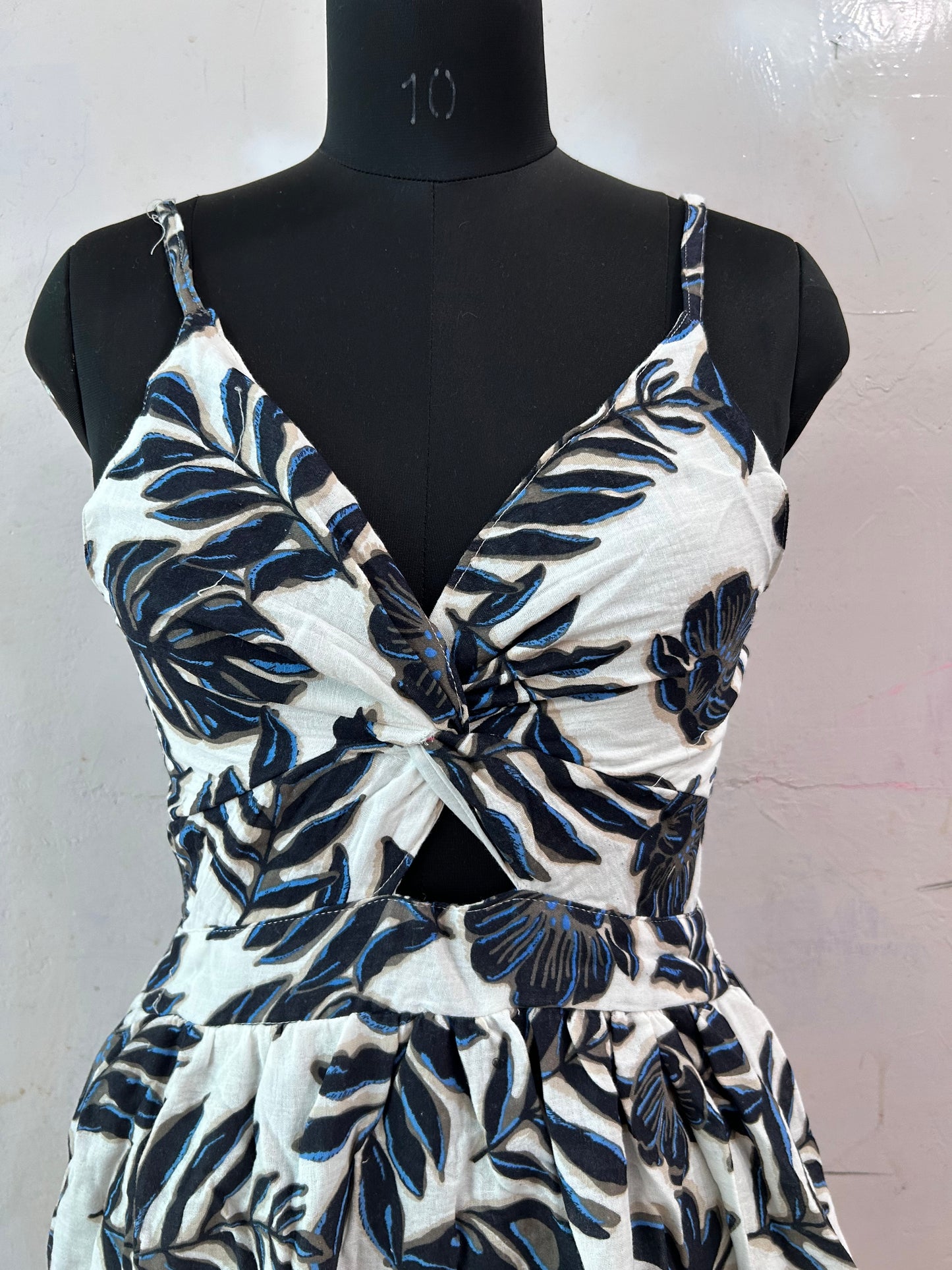 Tropical printed Maxi dress