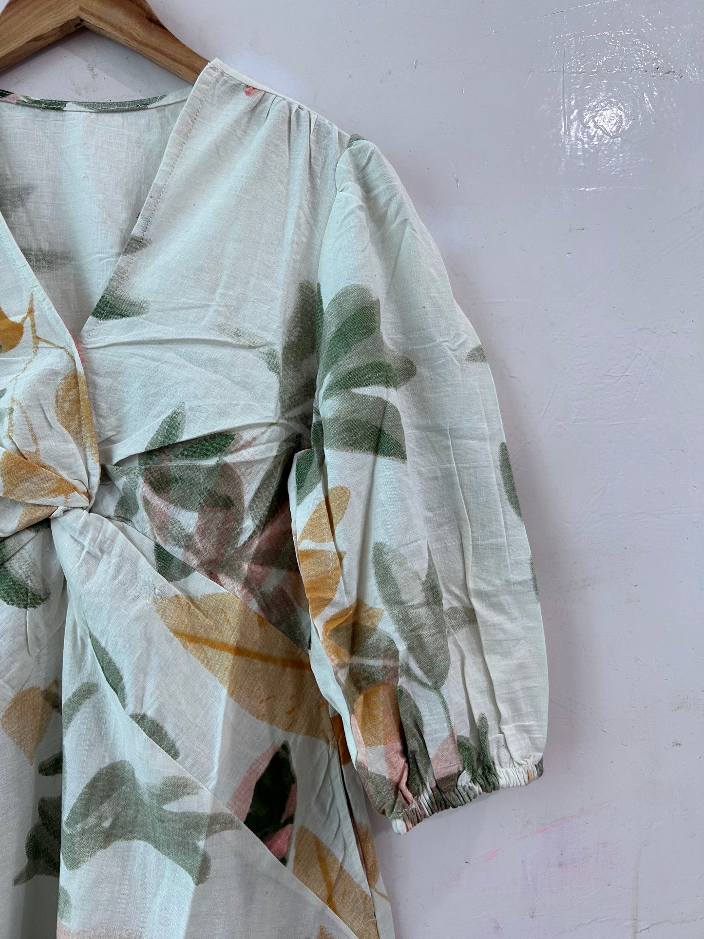 Off white floral dress