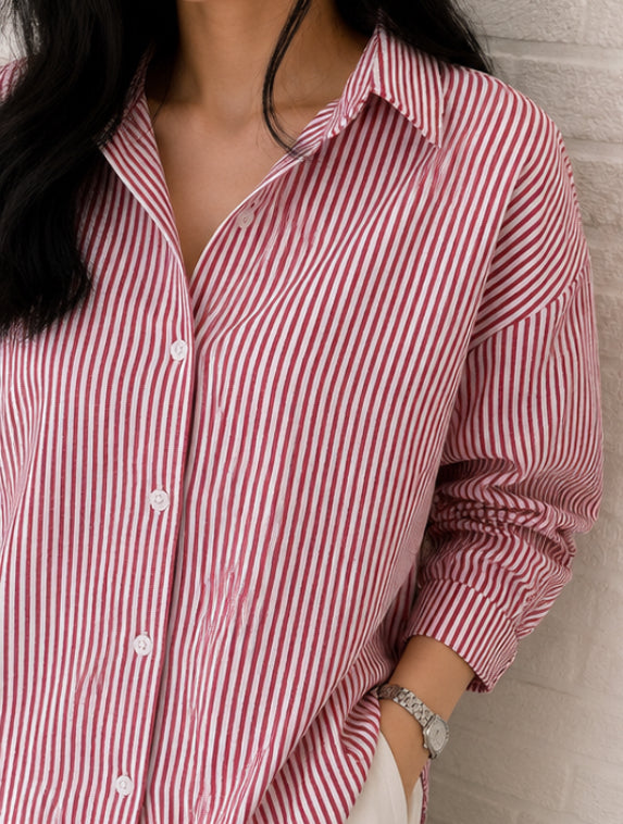 Red stripe shirt