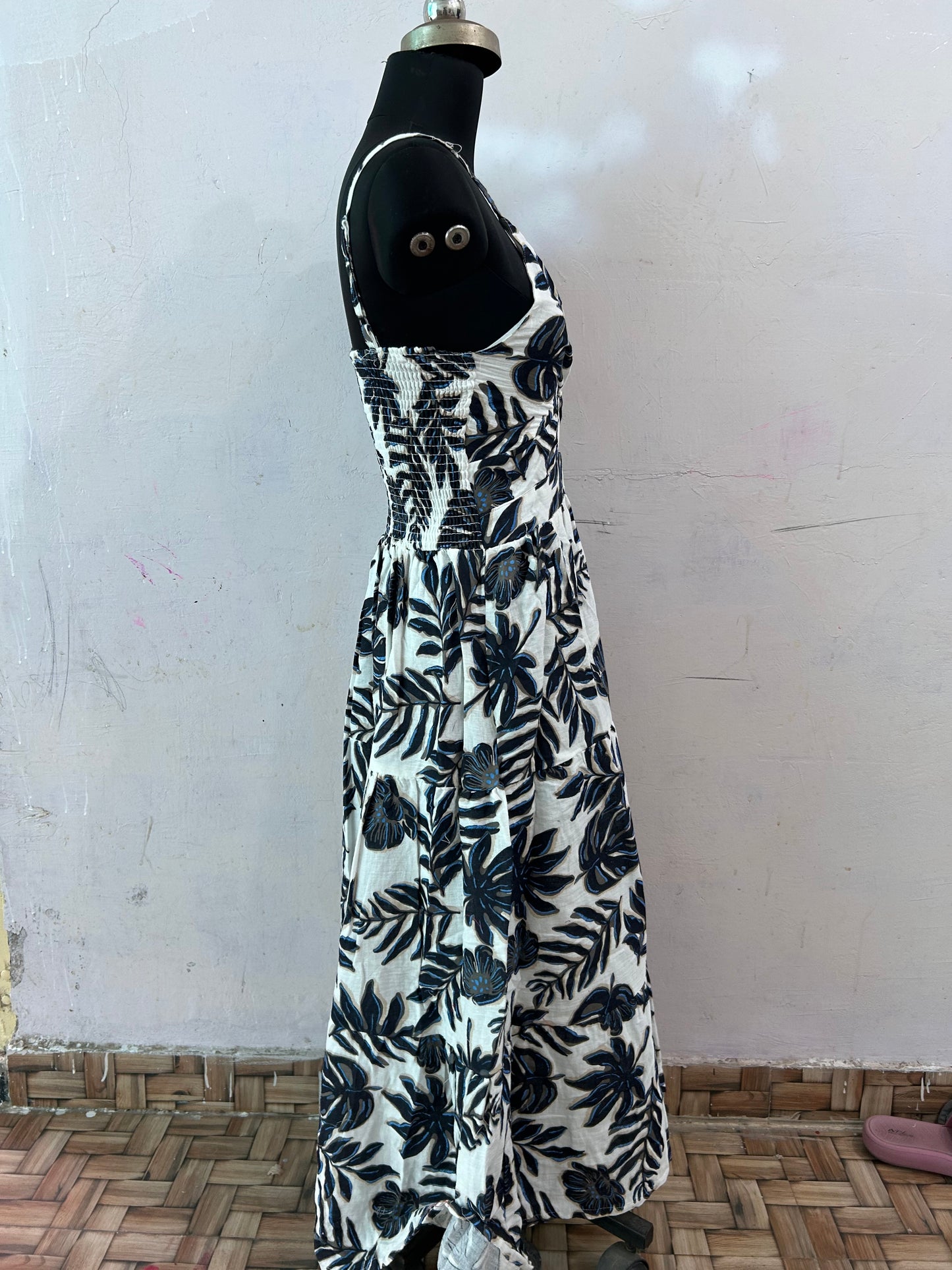 Tropical printed Maxi dress