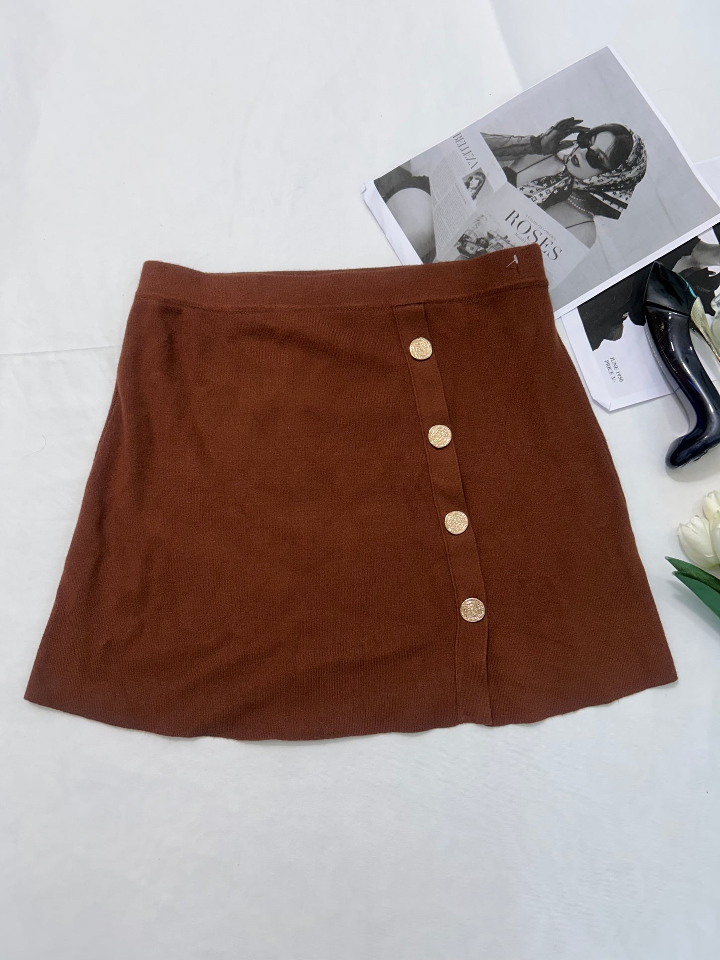 Brown cute skirt