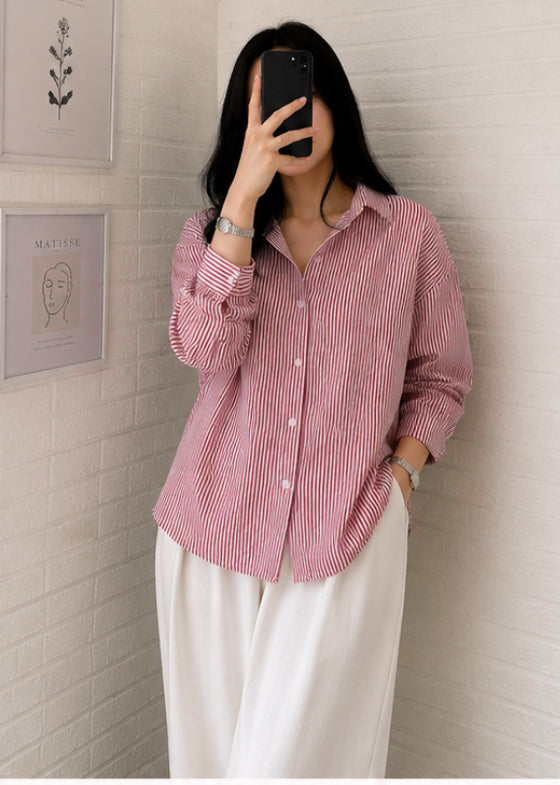 Red stripe shirt