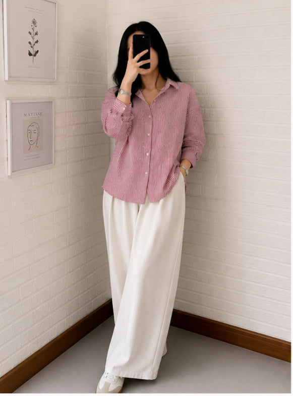 Red stripe shirt