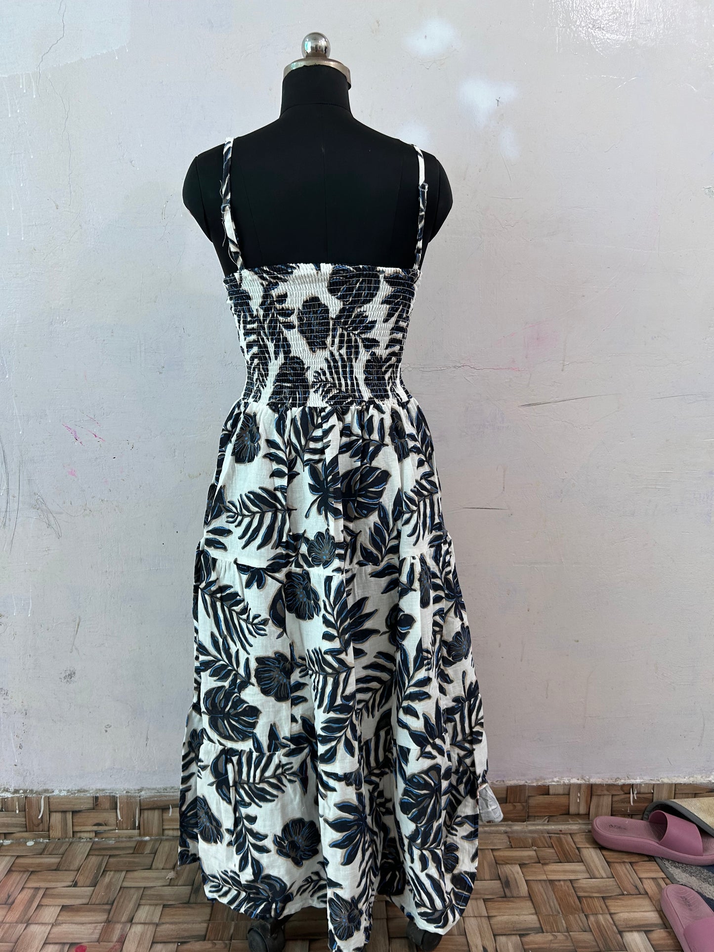 Tropical printed Maxi dress