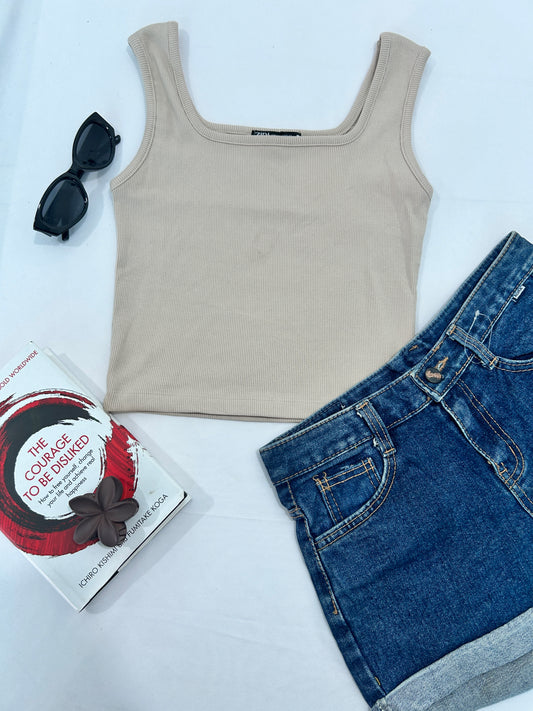 Tank top-beige