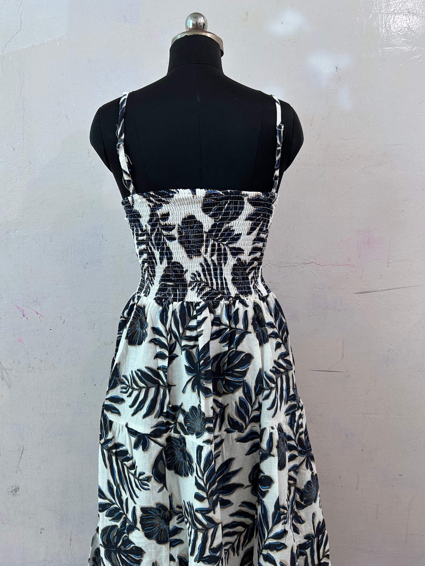 Tropical printed Maxi dress