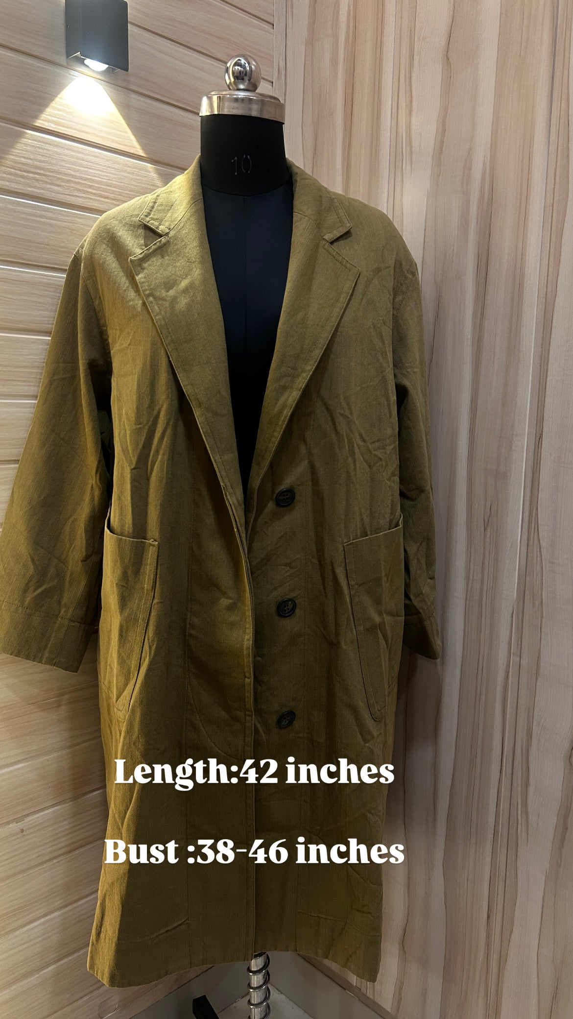 Olive Green trench