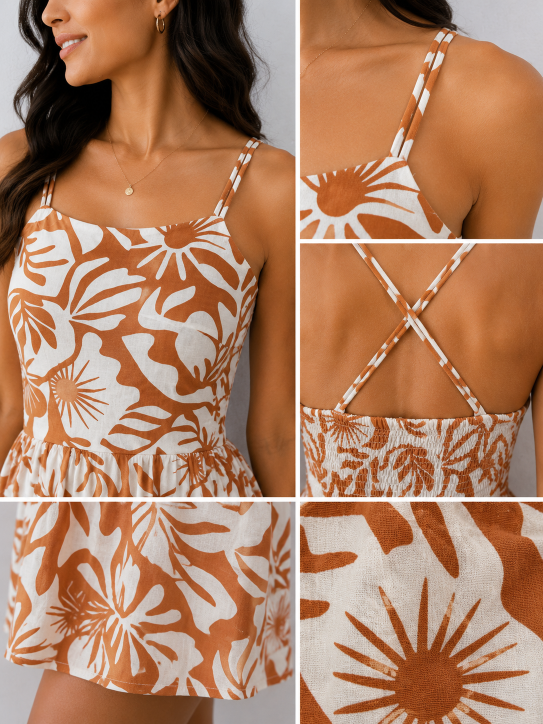 Boho printed dress