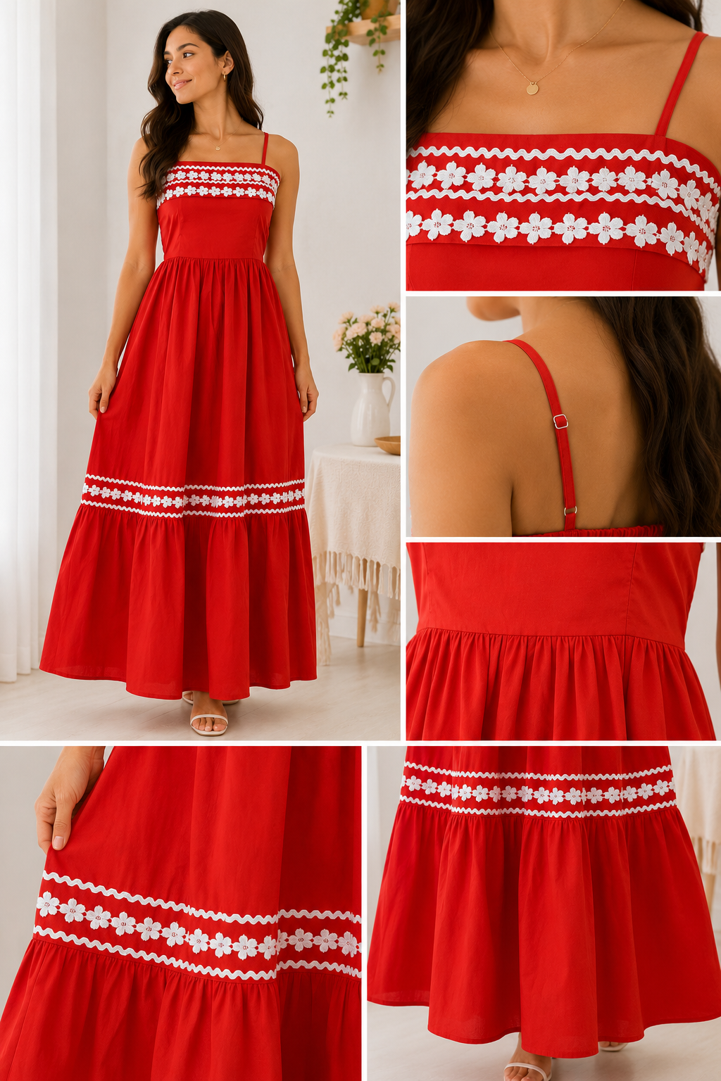 Orange chic dress
