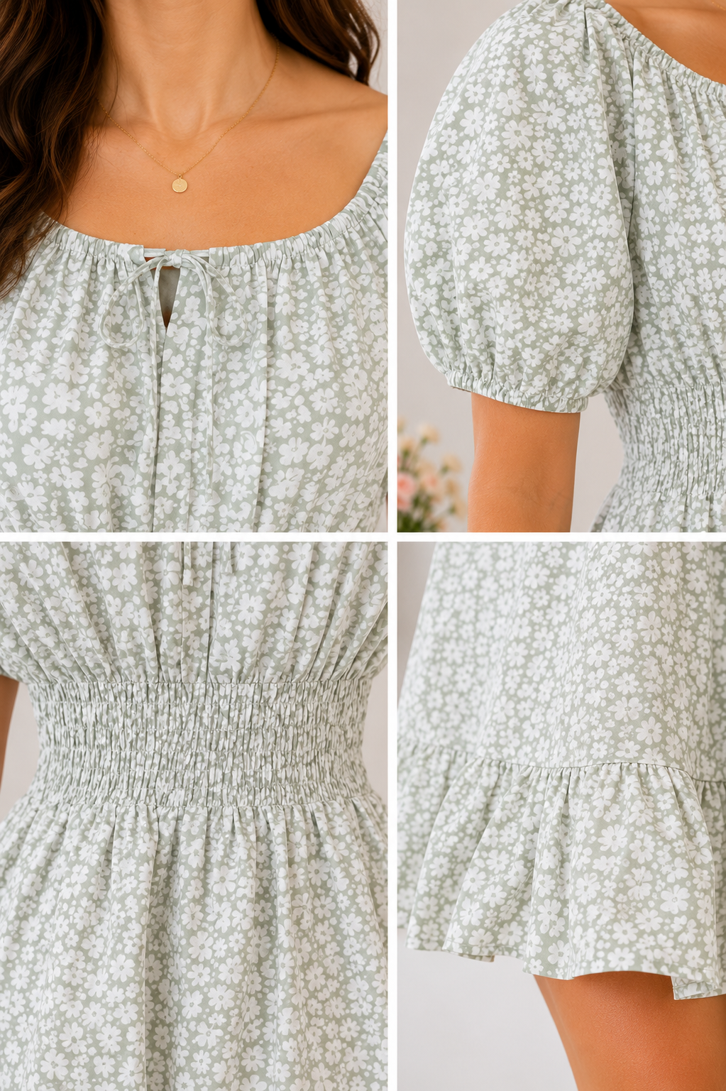 Floral  cute dress