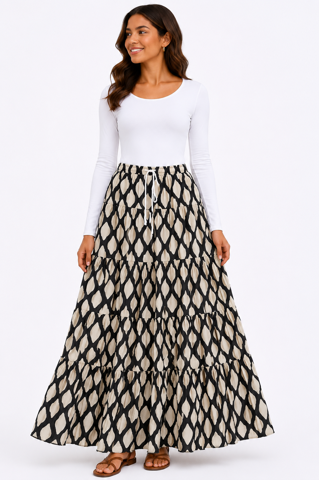 floral printed skirt