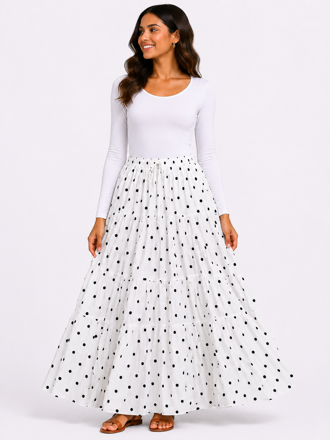 floral printed skirt