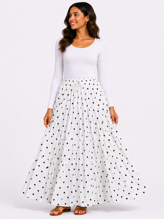floral printed skirt
