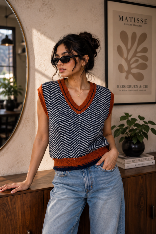 Brown chevron