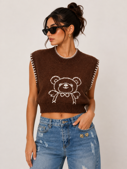 Brown crop Teddy
