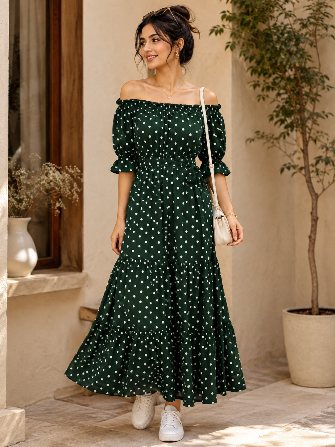 Polka Green