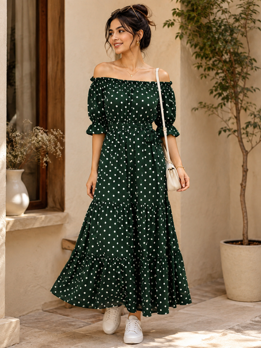 Polka Green